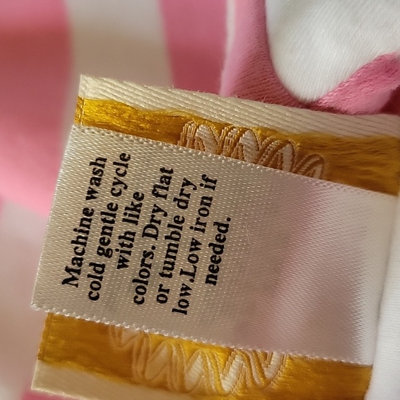 The Beaufort Bonnet Company Pink White Striped Strawberry Sleeveless Top Girls 6 - Picture 9 of 10